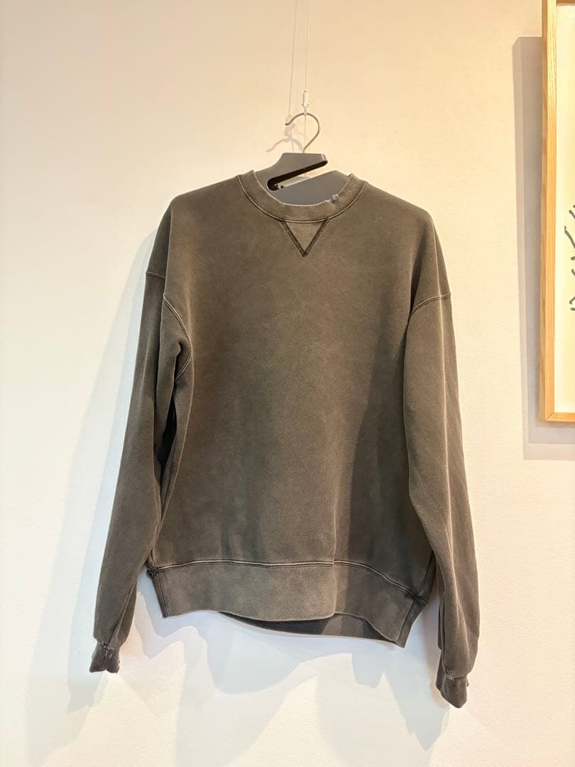 新品✨OVY Pigment Damage Crew Neck Sweat L