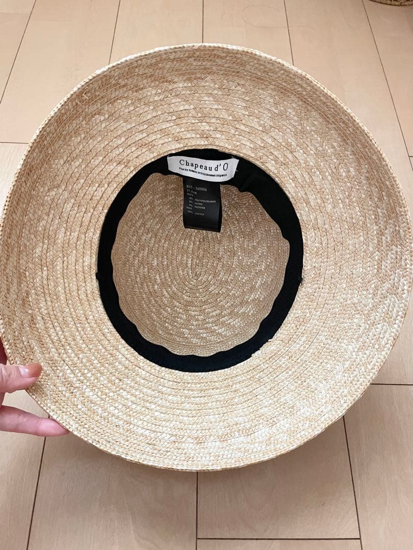 chapeaud'O　シャポードオー カサブランカ　麦わら帽子