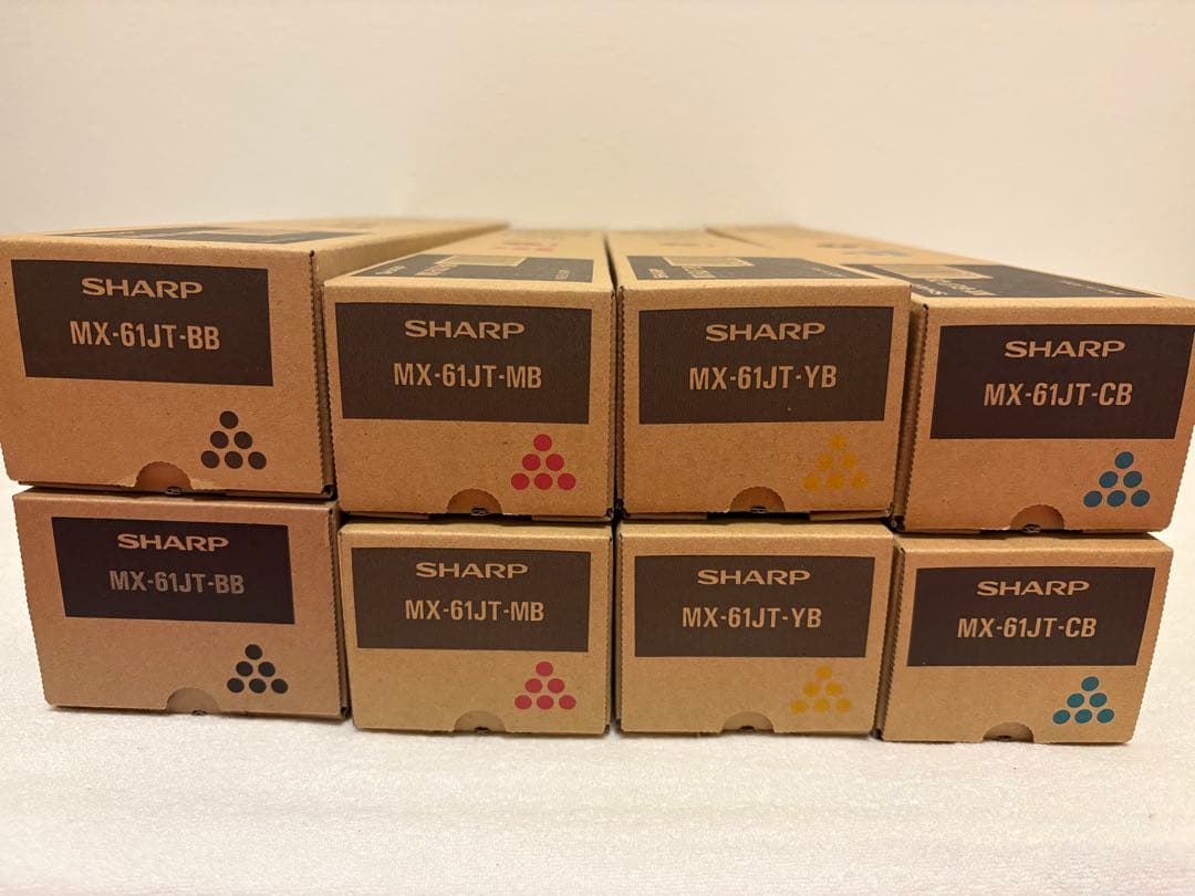 SHARP シャープ 純正トナー 新品未使用 美品 MX-61JT 4色2セット
