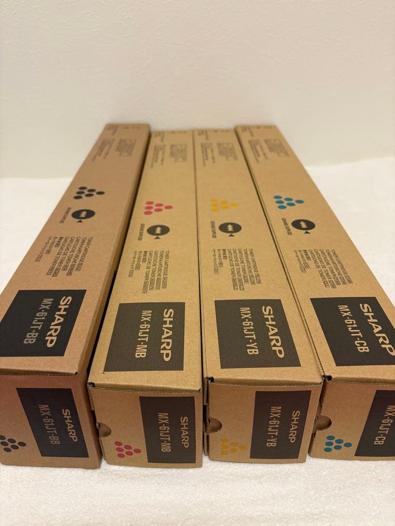 SHARP シャープ 純正トナー 新品未使用 美品 MX-61JT 4色2セット