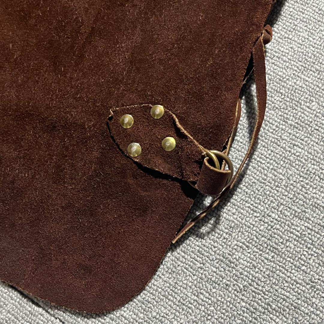 70s 80s ヴィンテージ スエードレザー 編み込み ウエスタン ベスト レア