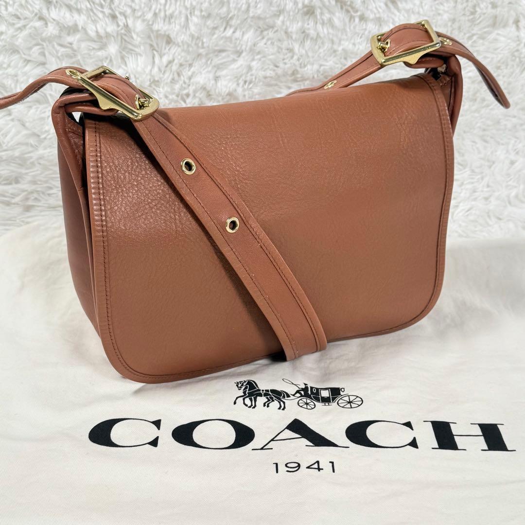 美品 COACH オールドコーチ ショルダー メッセンジャー バッグ 9951