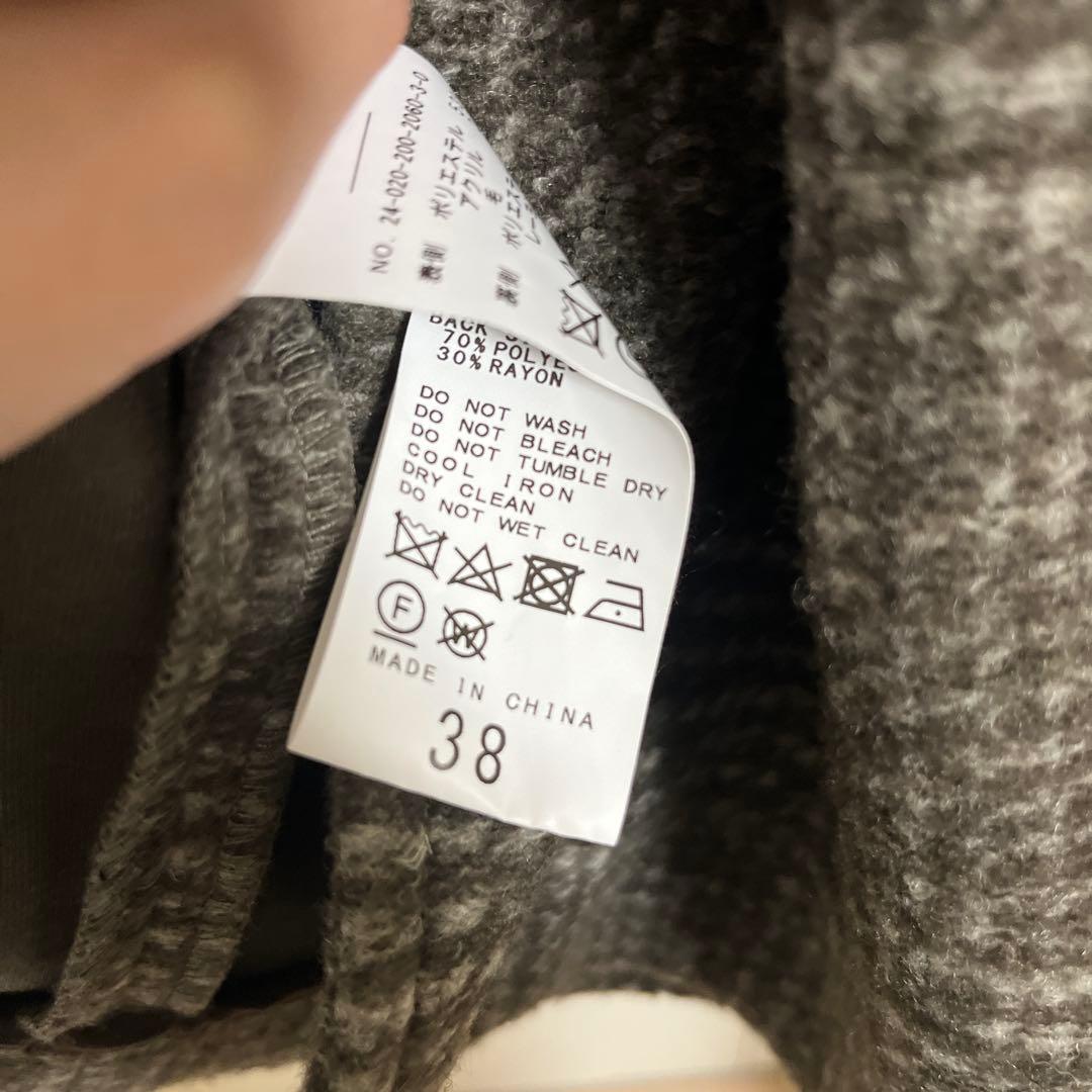 komi spick&span チェック柄コート