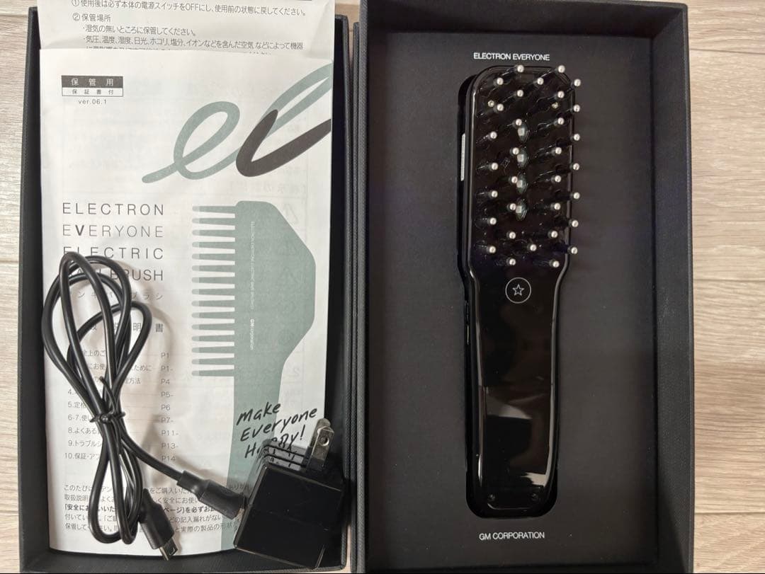 【美品】ELECTRON エレクトロン電気ブラシ 頭皮ケア・リフトアップ効果◎