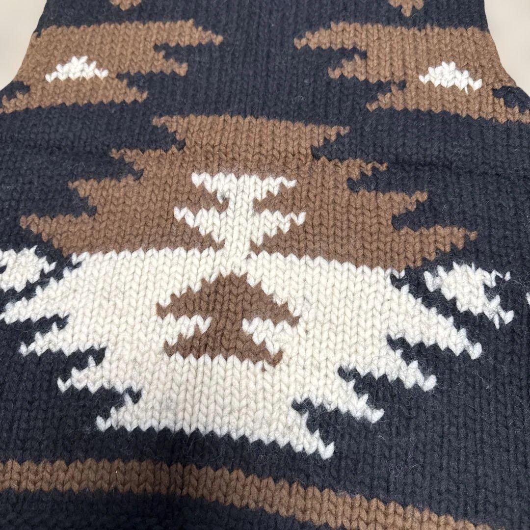 ADAWAS 幾何学模様 ニットベスト