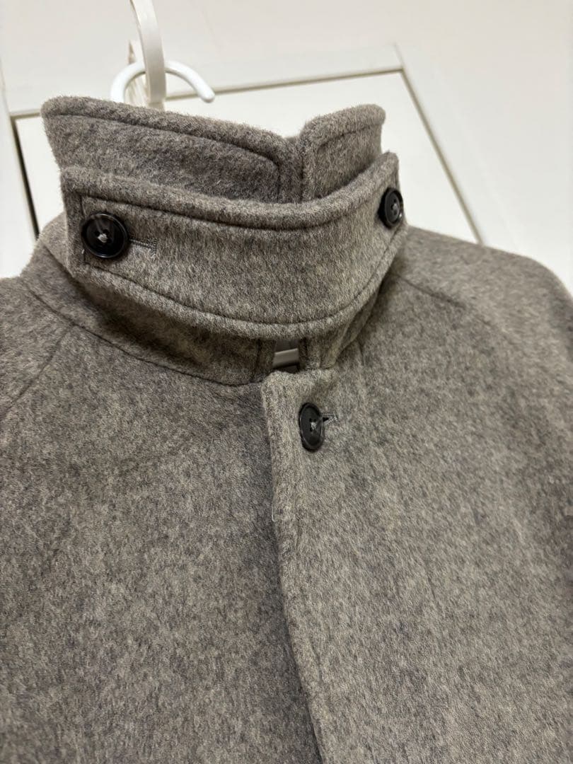 ウールバックタックショートコート