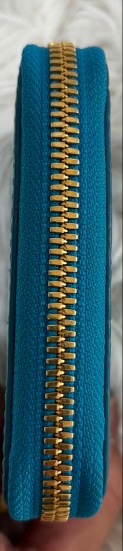 VERMILION リアルクロコ　ラウンドジップ　ウォレット　ミニ財布