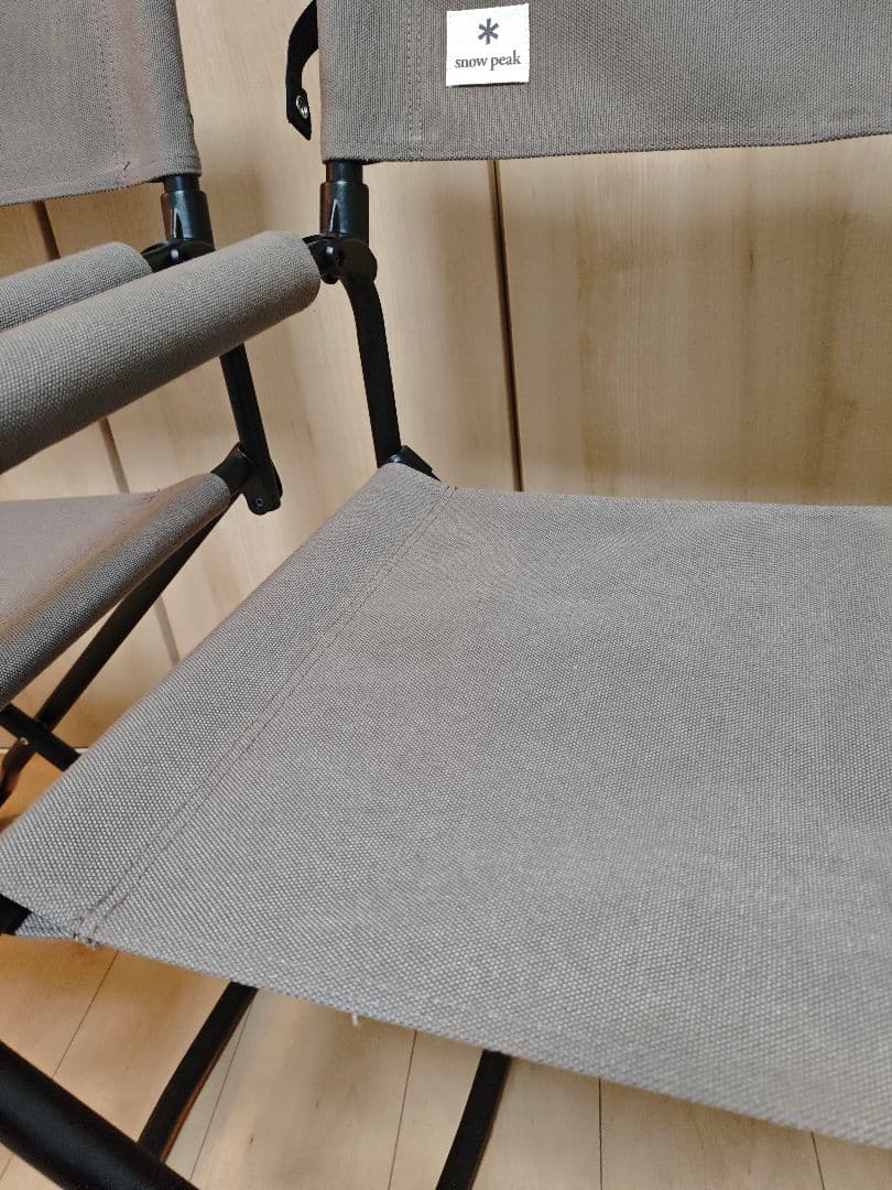  PEAK スノーピーク FDチェアワイド グレー 2脚セット