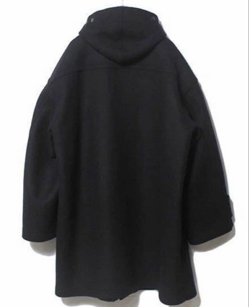 【超希少】HERILL ヘリル ブラックシープダッフルコート　ネイビー　サイズ0