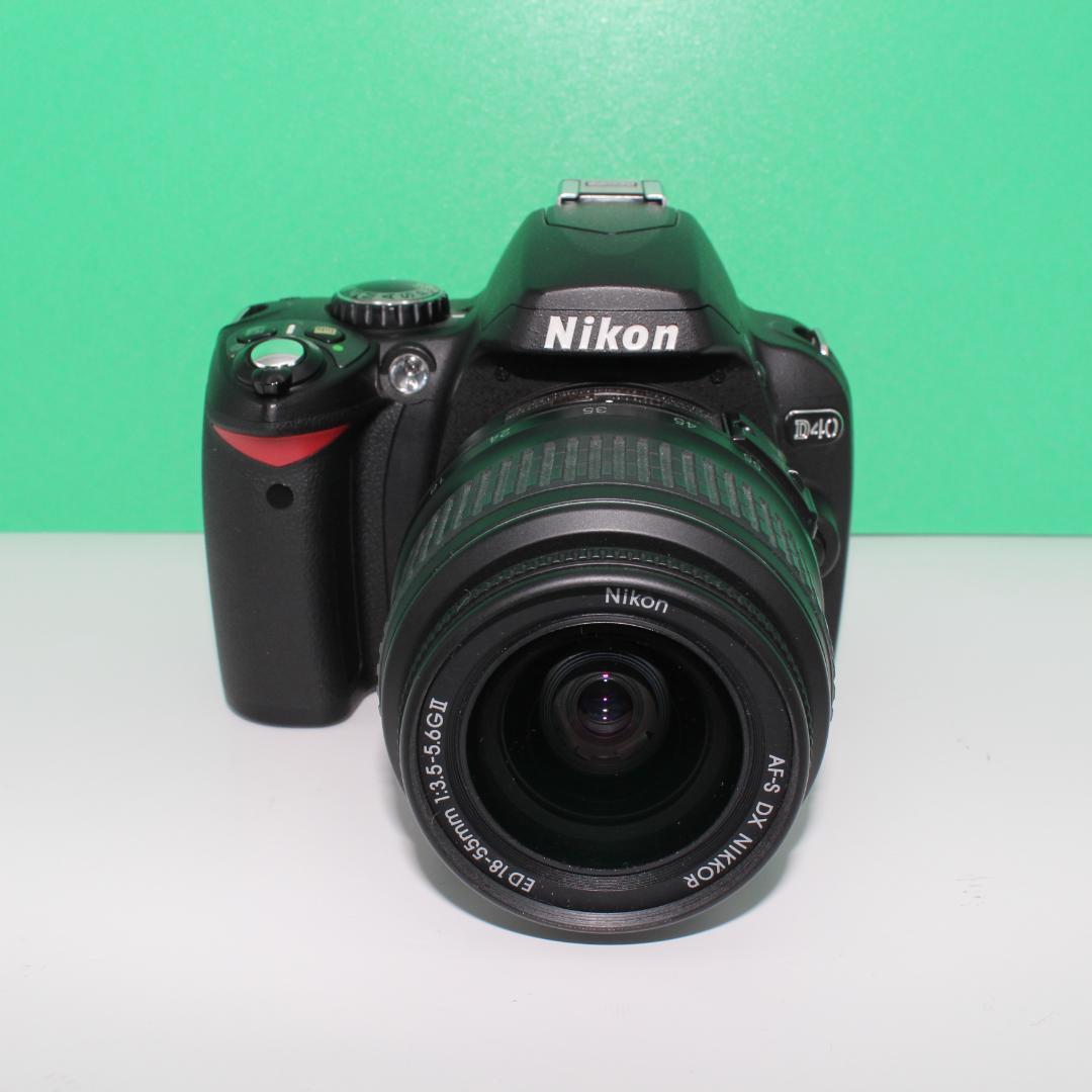【動作確認済・S数極少1875】Nikon D40 標準レンズセット