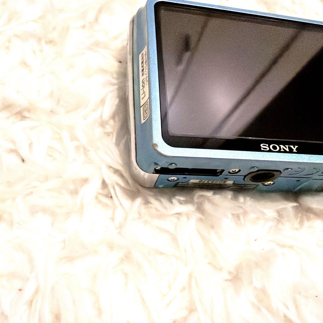 SONY 美品✨cyber shot dsc-w220 希少ブルー 85-10