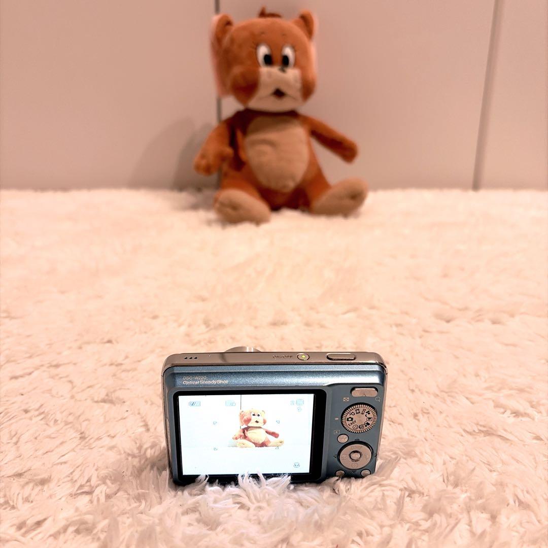 SONY 美品✨cyber shot dsc-w220 希少ブルー 85-10