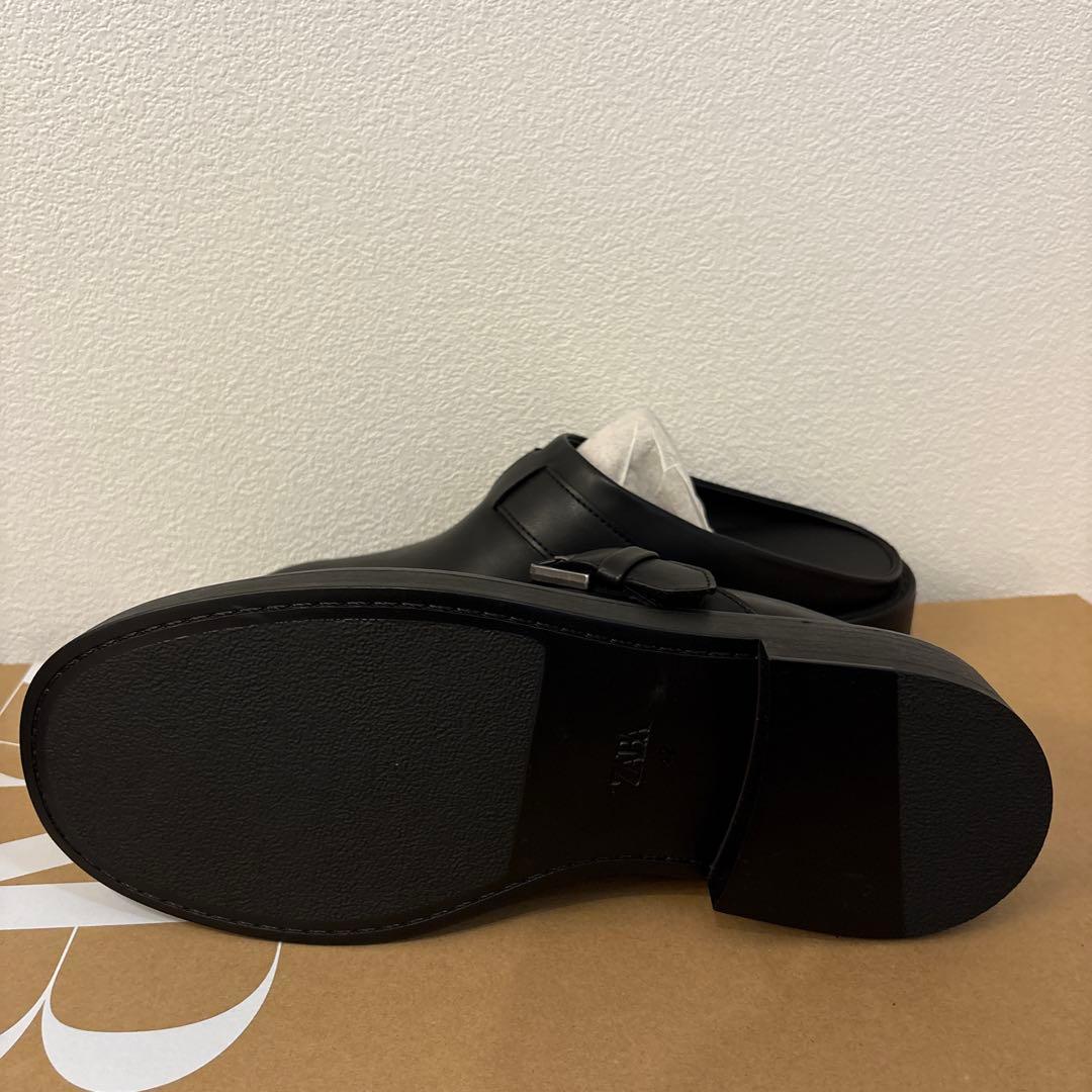 ZARA ザラ バックル付きクロッグサンダル 42 27cm