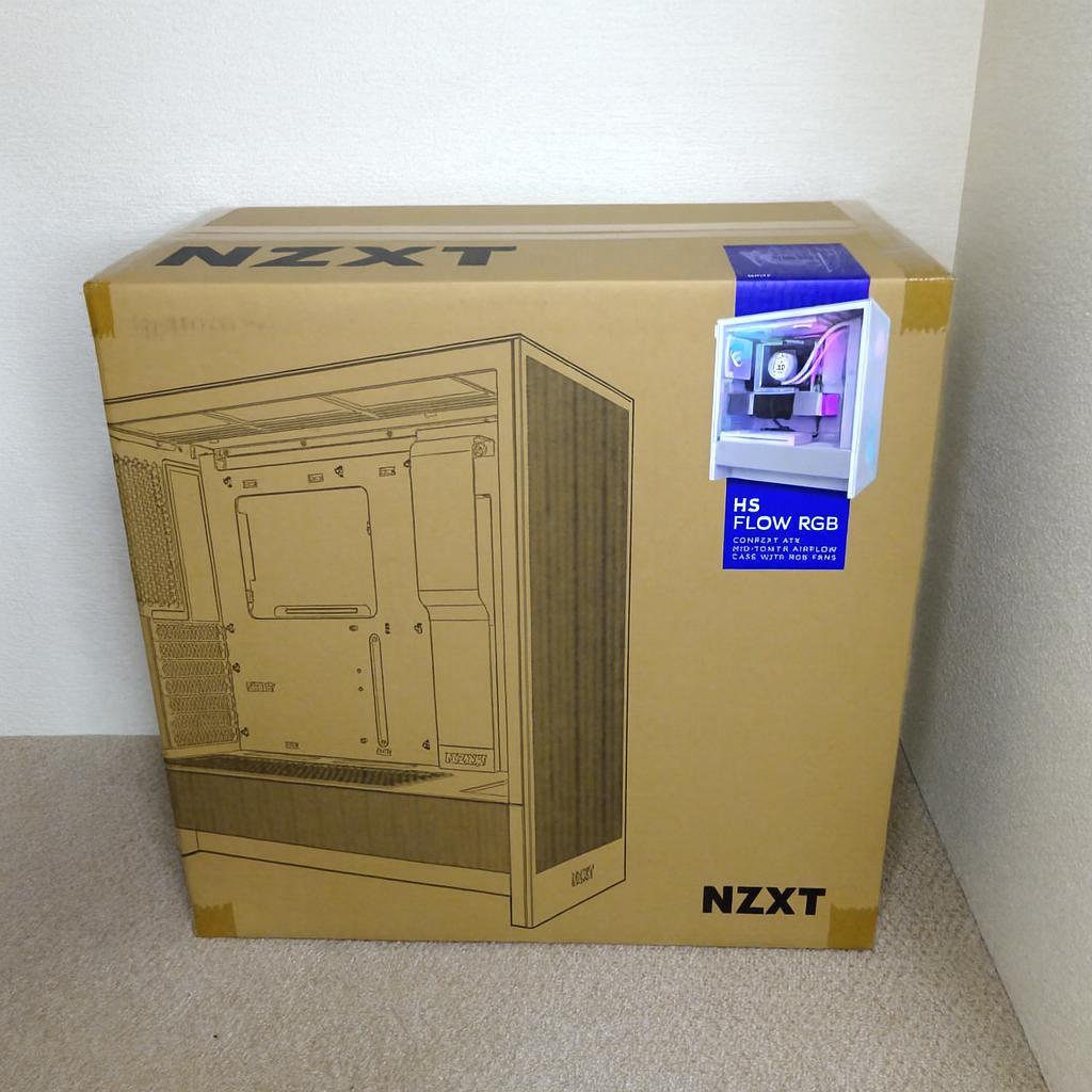 未使用NZXT H5 Flow RGB(2024)White CC-H52FW