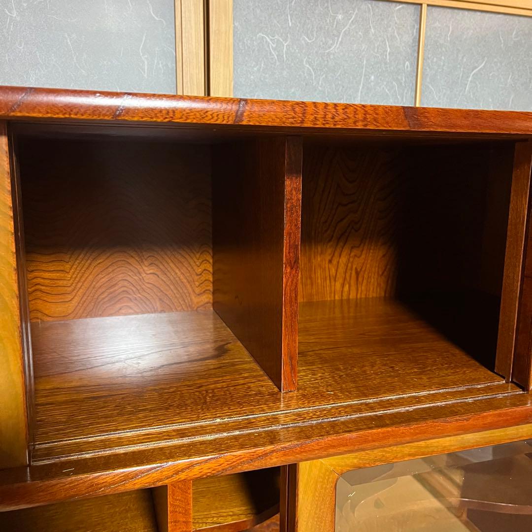 10/13まで掲載！ ほぼ配送費です！ 水屋箪笥 和箪笥 茶箪笥戸棚 昭和レトロ