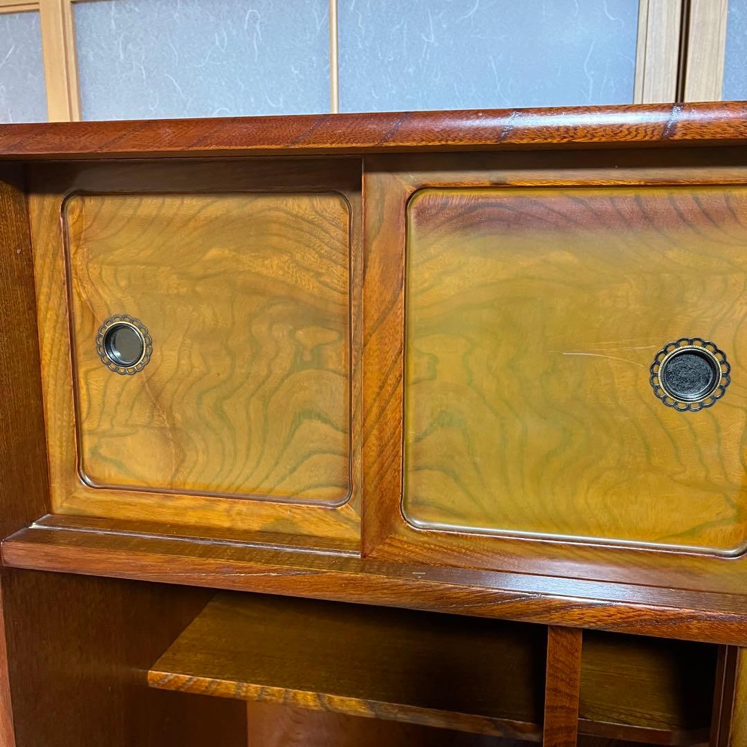 10/13まで掲載！ ほぼ配送費です！ 水屋箪笥 和箪笥 茶箪笥戸棚 昭和レトロ