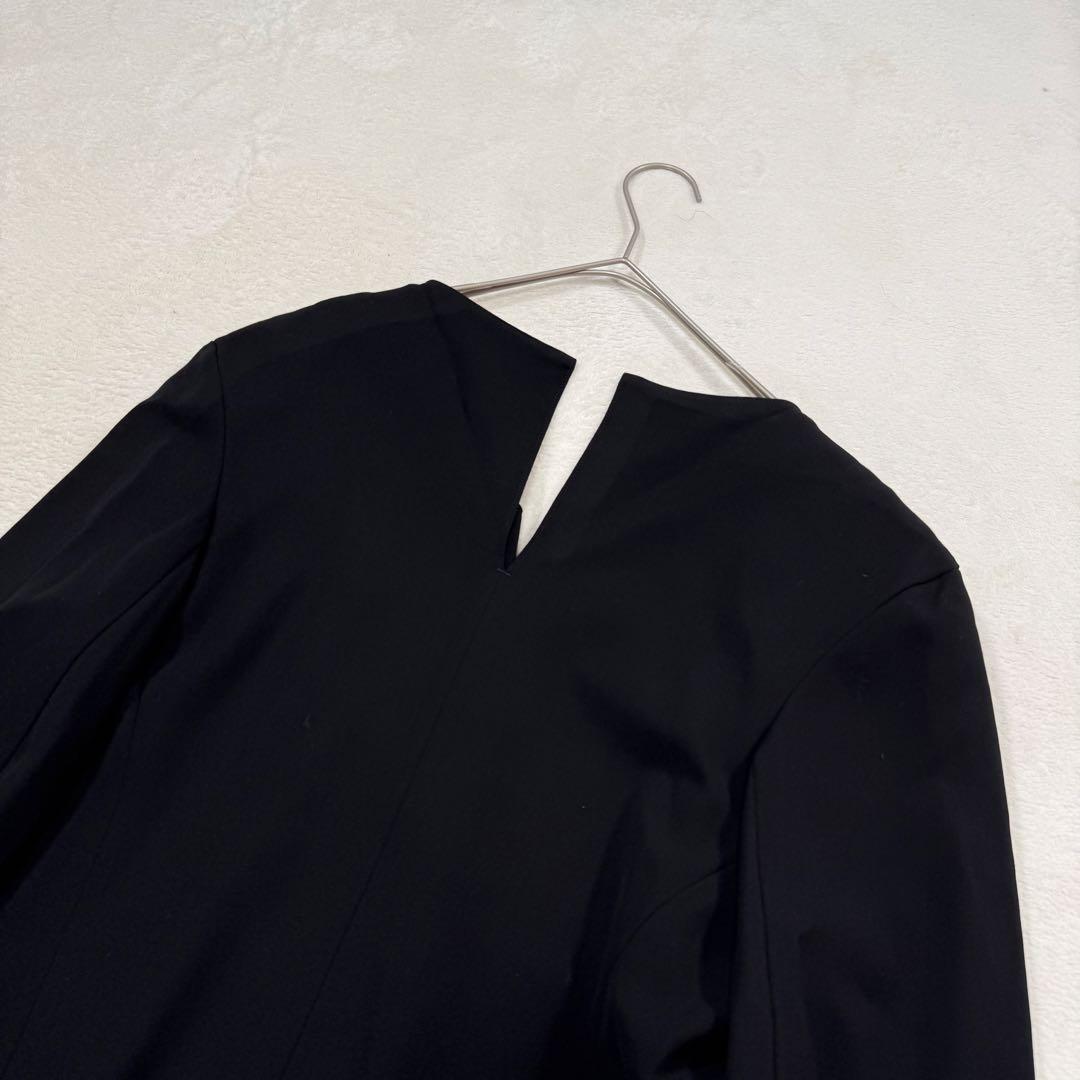 LIMI Feu 変形テーラードジャケット ドローストリング 黒 S リミフゥ