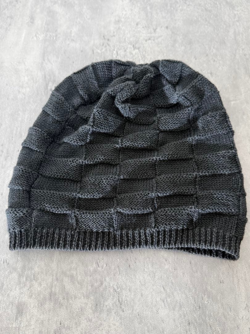 ヨウジヤマモトプールオム デザインニットキャップ