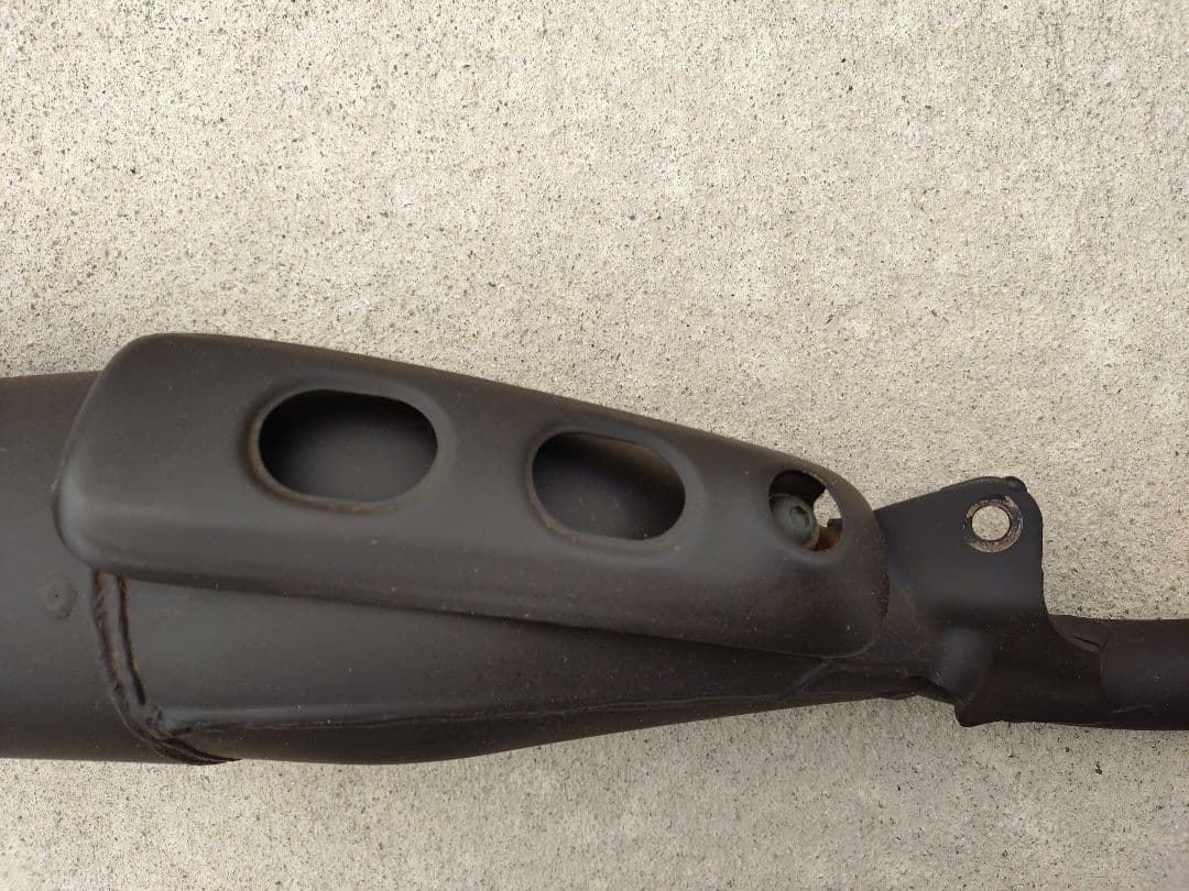 HONDA FTR223 HM KPM K1 ブラックマフラー