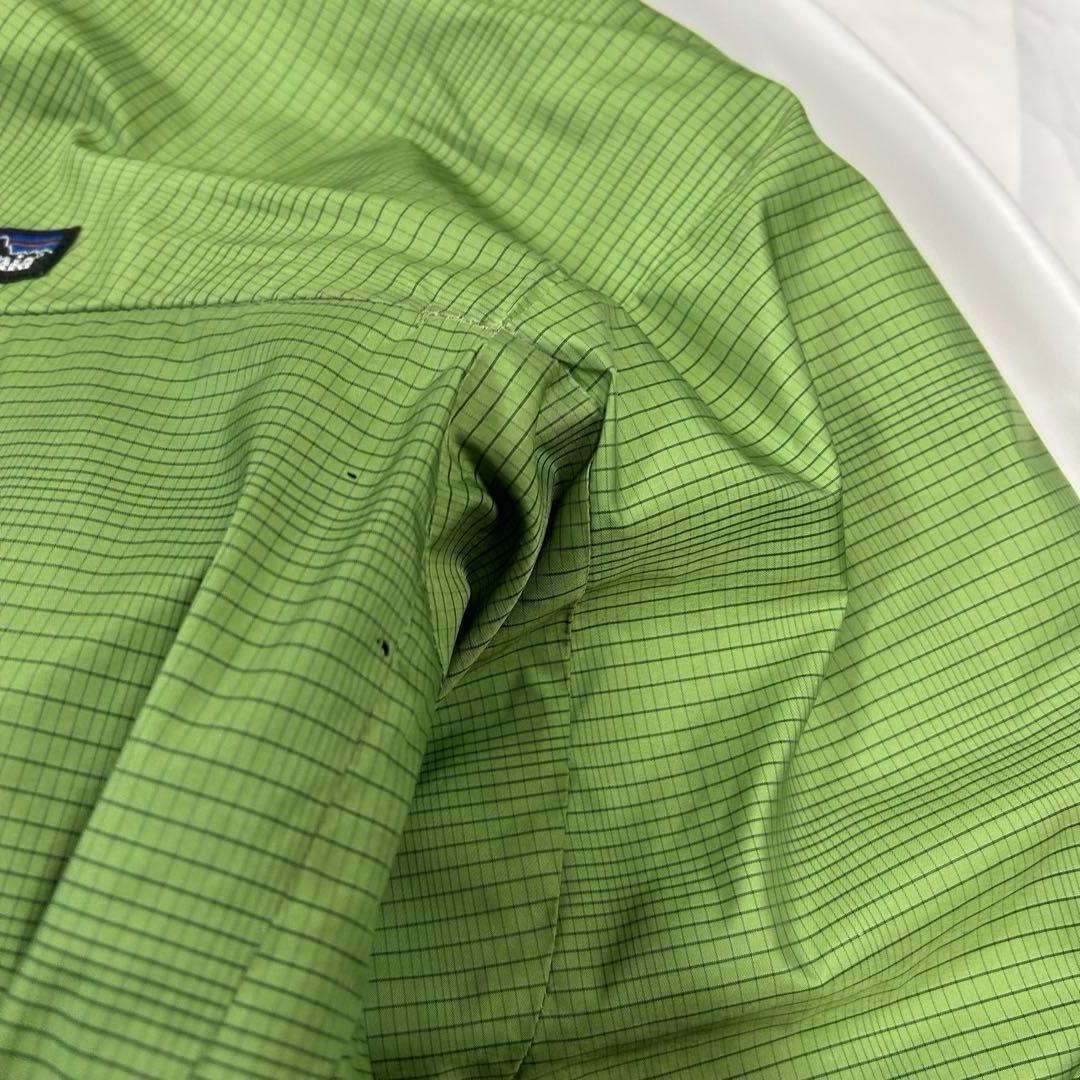 Patagonia マイクロパフフーディ レアカラー グリーン M