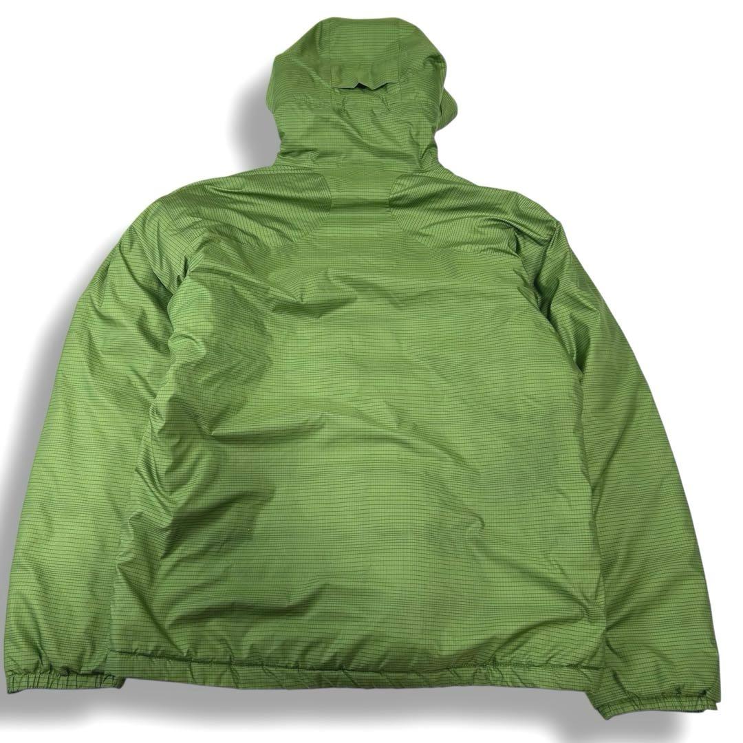 Patagonia マイクロパフフーディ レアカラー グリーン M