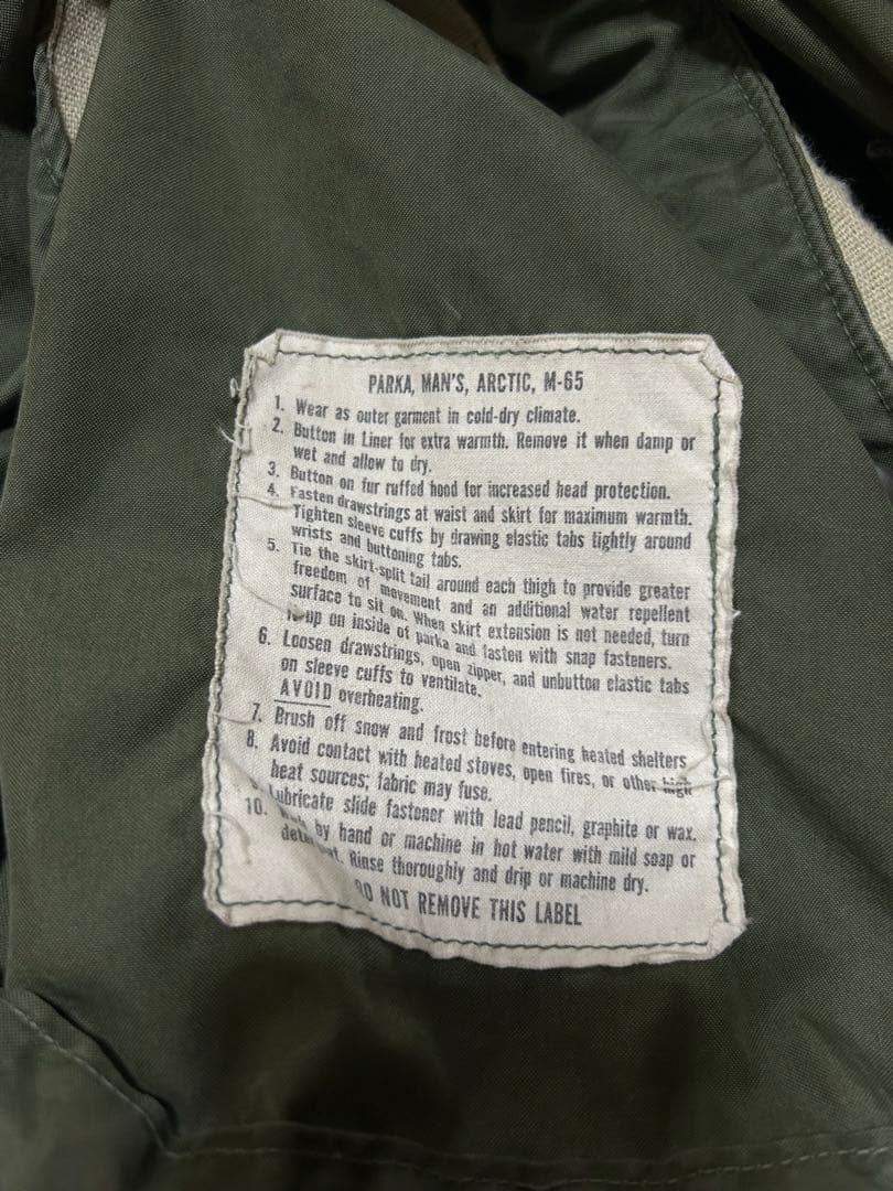 60s M-65 モッズコート　フィッシュテールパーカー　アルミ