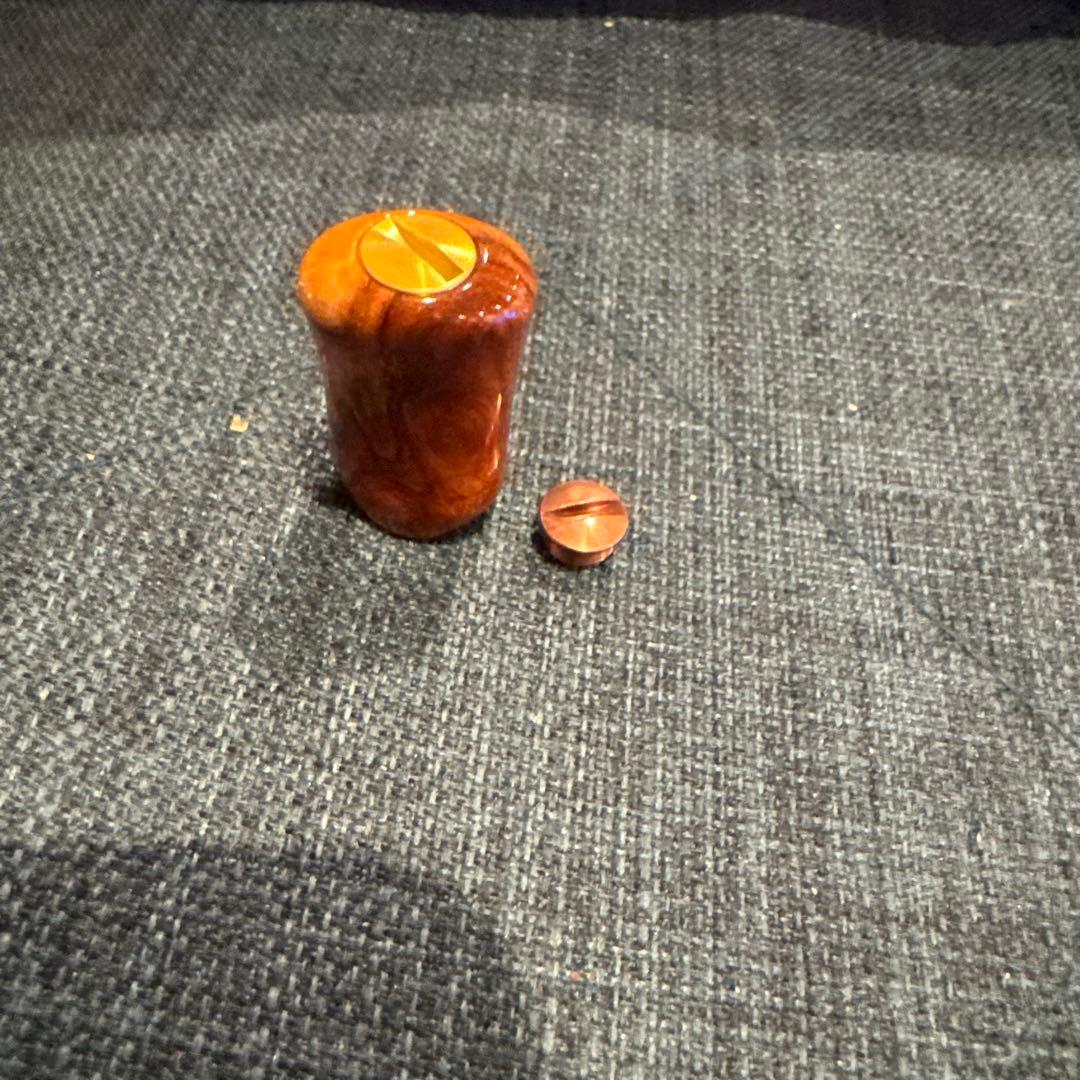 わたらせ樹脂工房　花梨紅白滑り止め　　シマノ用　右巻き　実釣り未使用