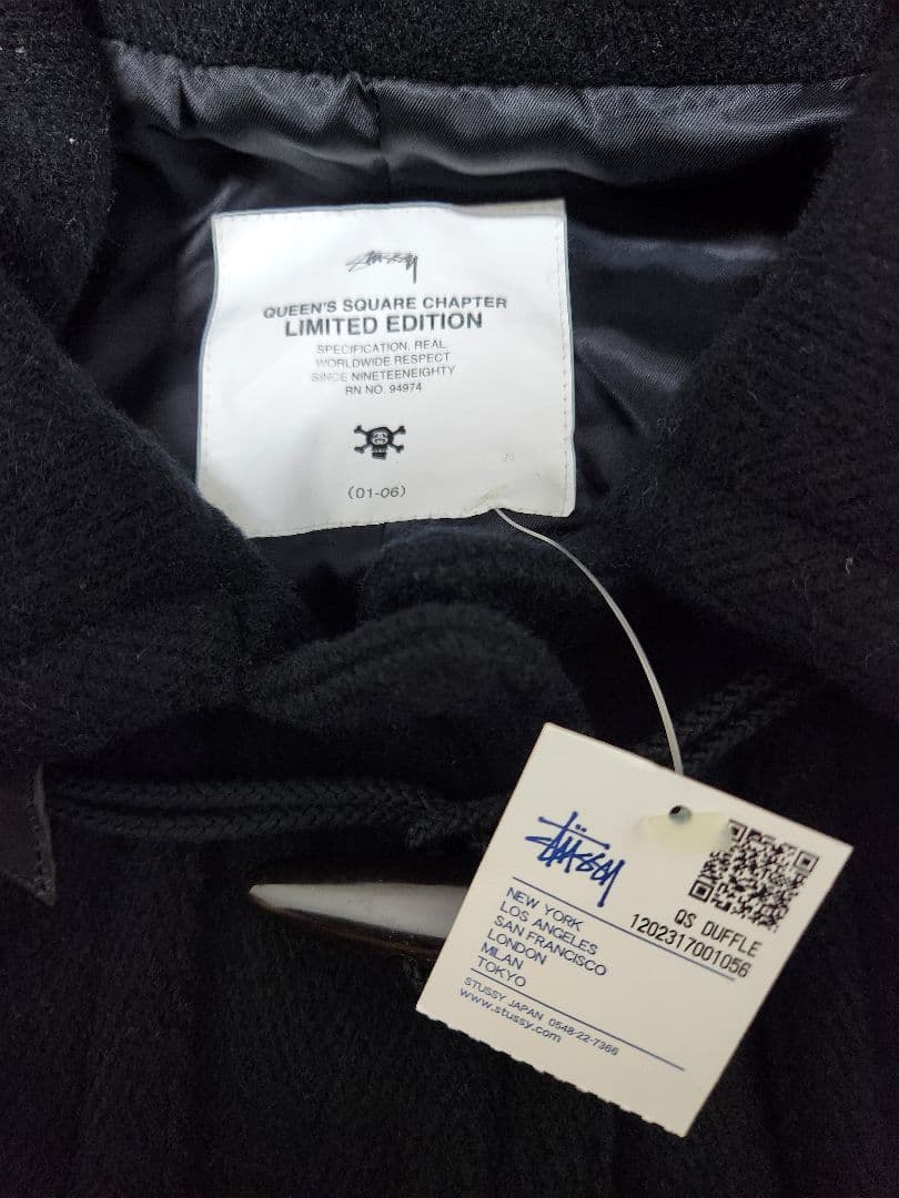 Stussy ダッフルコート 限定版 ネイビー