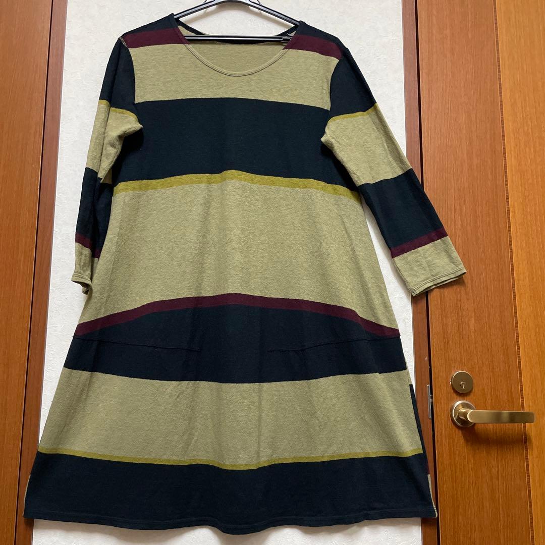 ヨーガンレール　ババグリー　ボーダー　チュニック　ワンピース