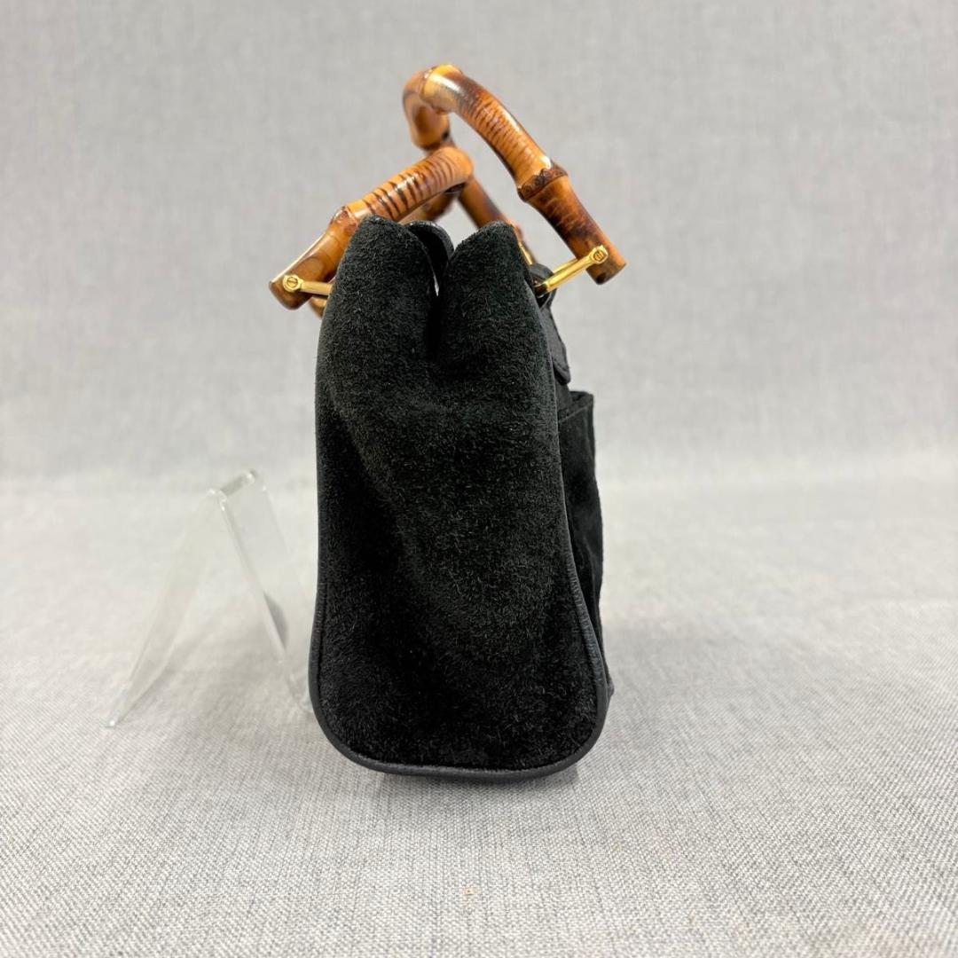美品 GUCCI グッチ バンブー 2WAY ショルダーバッグ ミニハンドバッグ