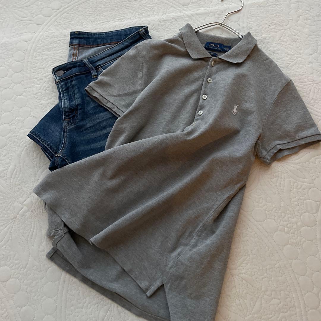 POLO RALPH LAURENスリム フィット ストレッチ ポロシャツ