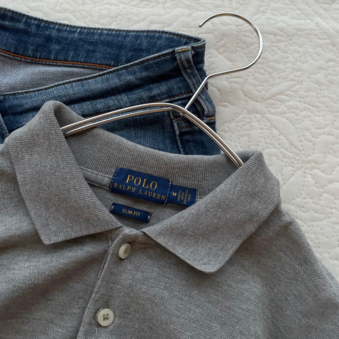 POLO RALPH LAURENスリム フィット ストレッチ ポロシャツ