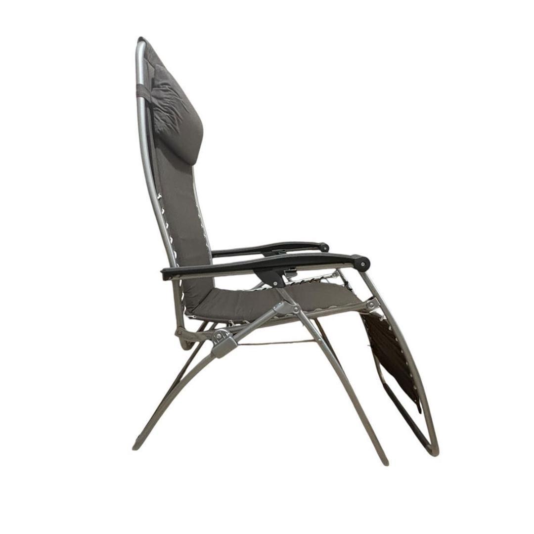 【美品】Lafuma RSX リクライニングチェア ブラウングレー フランス製