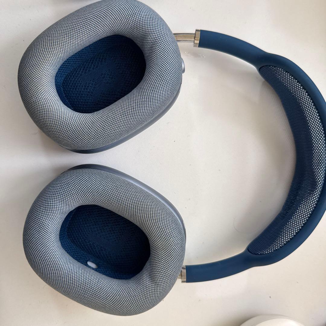 ネイビー ワイヤレスヘッドフォン 本体airpodspromax