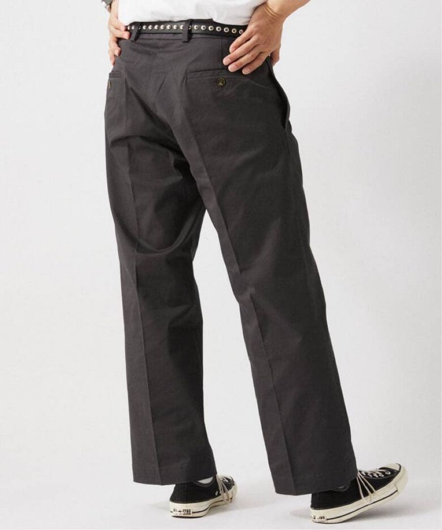 【新品】BROOKS BROTHERS 別注 プリーツ トラウザー グレー M