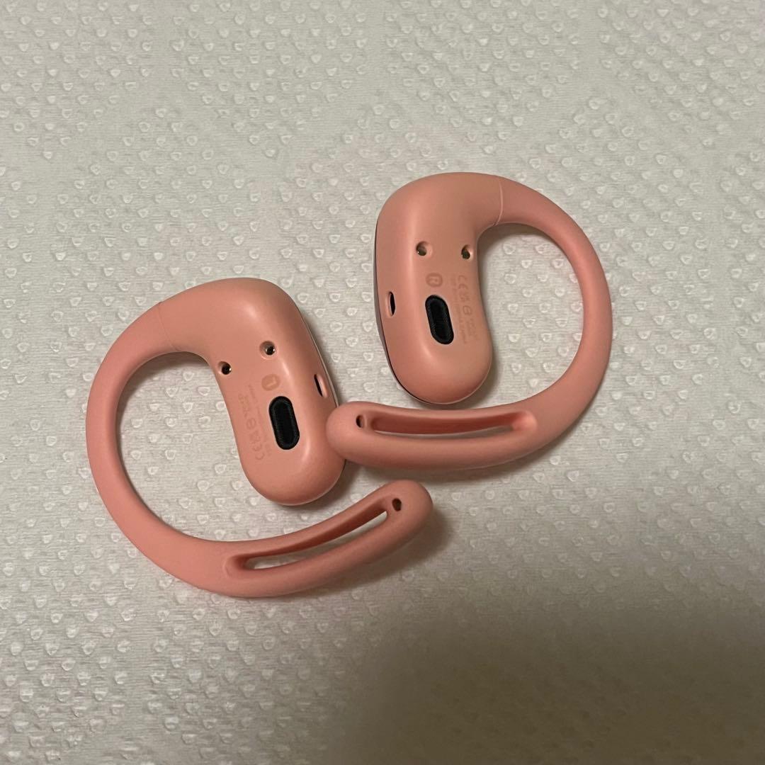 SHOKZ OPENFIT AIR ワイヤレスイヤホン　ピンク