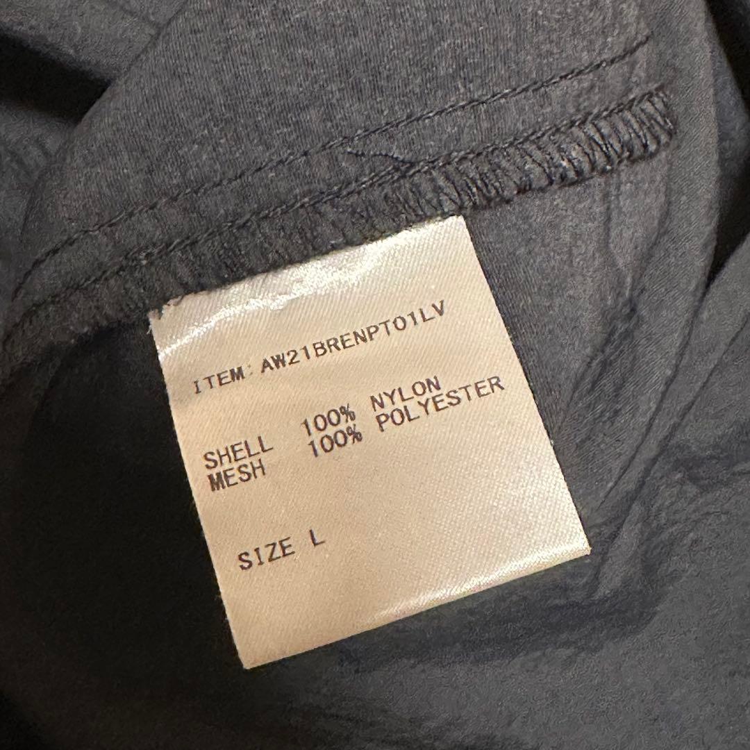 【美品】 ENNOY シャカシャカ　ナイロンパンツ トリプルブラック　L