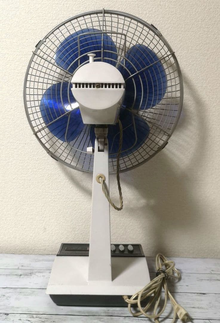【動作確認済】レトロ 東芝 扇風機 DF-30W 昭和 スカイブルー