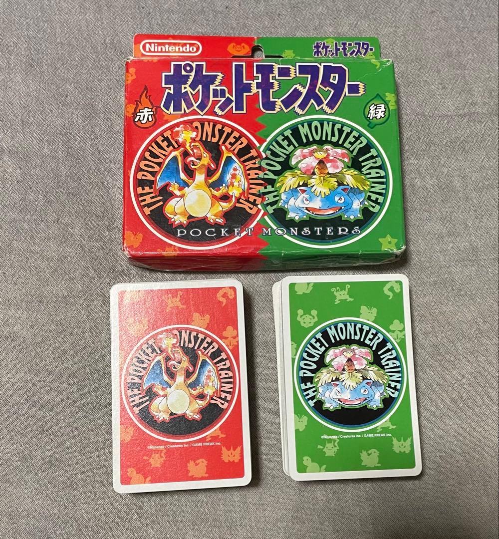 【希少】ポケットモンスター トランプ　赤緑　ポケモン　レトロ