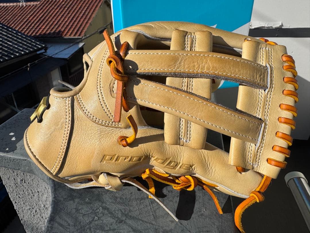 アームスリーブ付き【キャメル】SSK 一般軟式内野手用グラブ