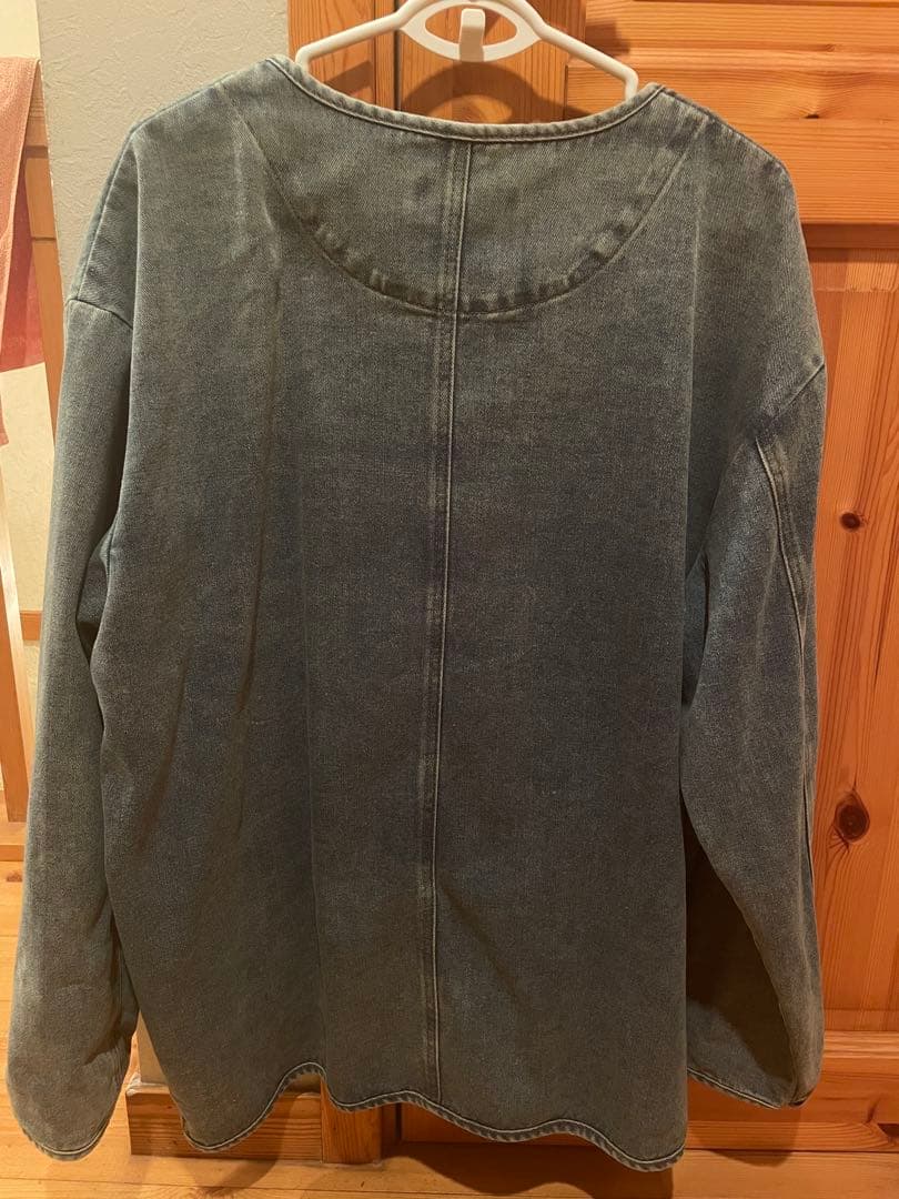 【美品】ARULLE Vカラーデニムジャケット