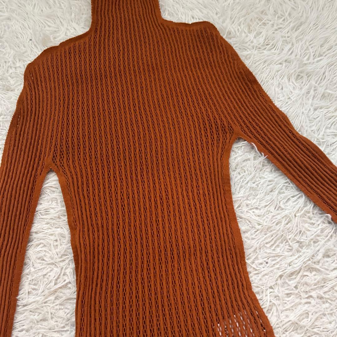 未使用級‼︎ A-POC イッセイミヤケメッシュ ハイネック カットソー