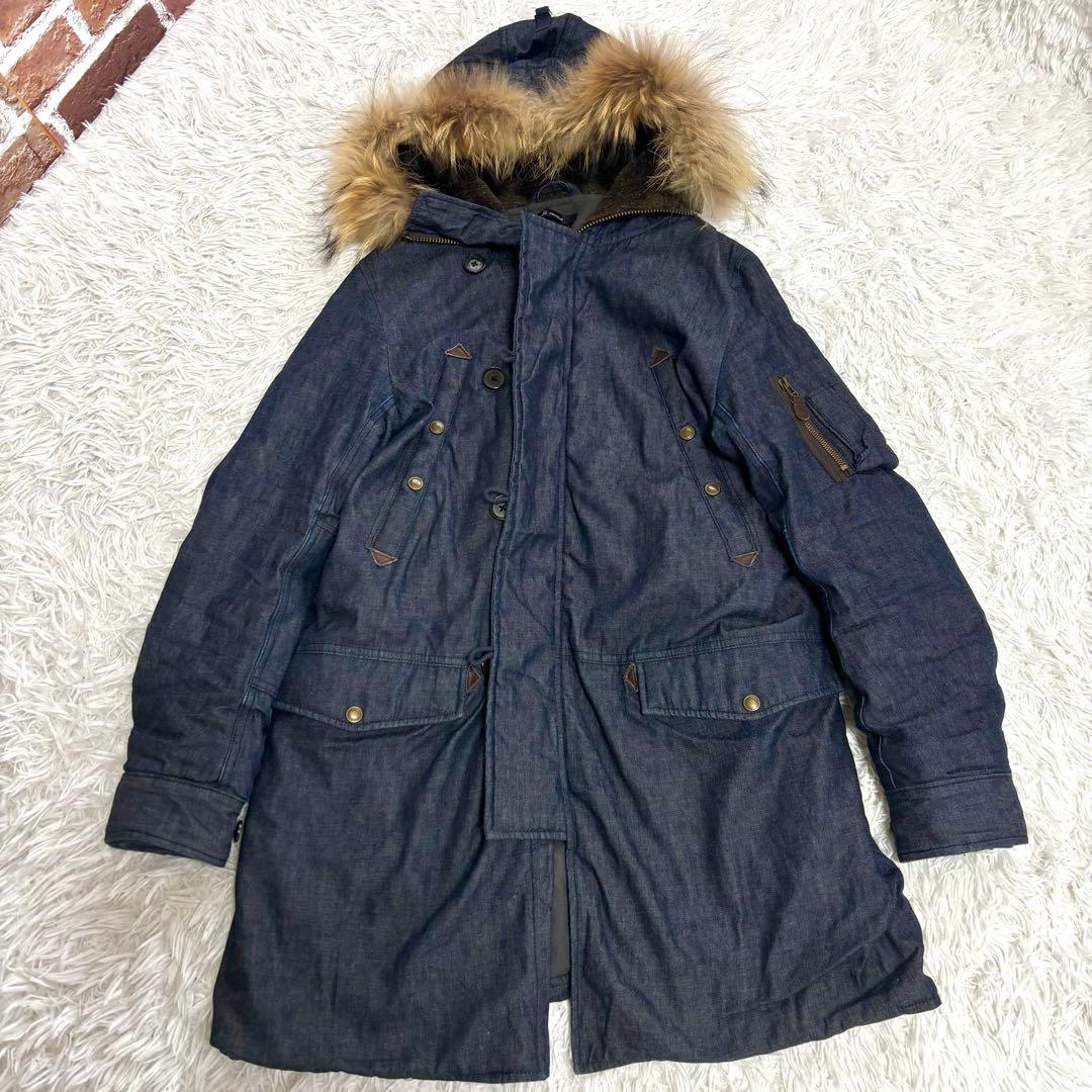 ✨JOHNBULL✨ジョンブル デニム N3-B N-2Bインディゴブルー L