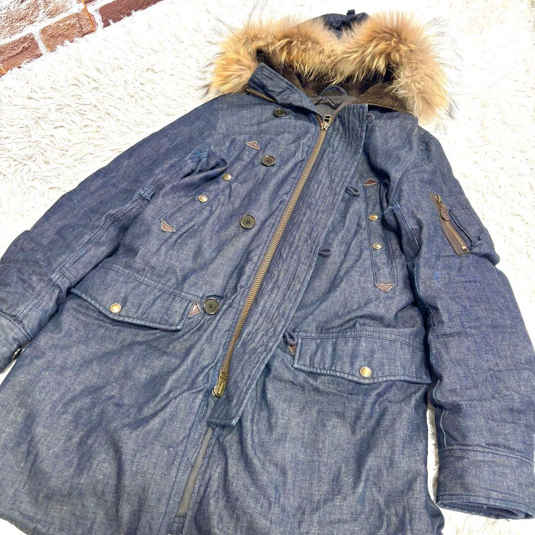 ✨JOHNBULL✨ジョンブル デニム N3-B N-2Bインディゴブルー L