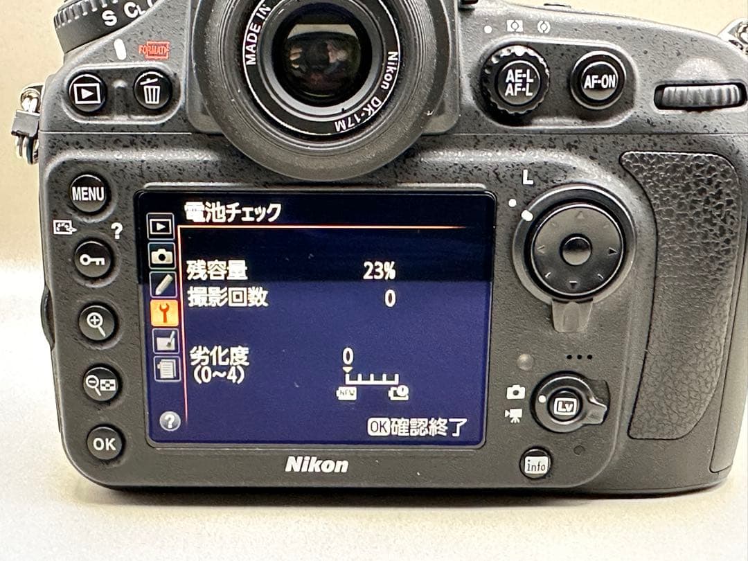 Nikon D800E ボディ ショット数5330枚