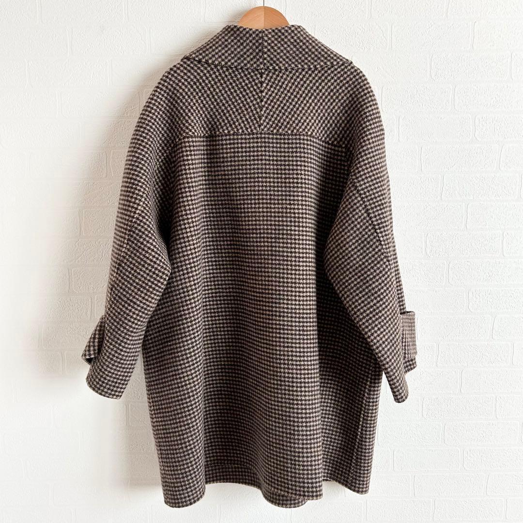 美品✨ミラオーウェン　接結ハーフ丈Aラインコート