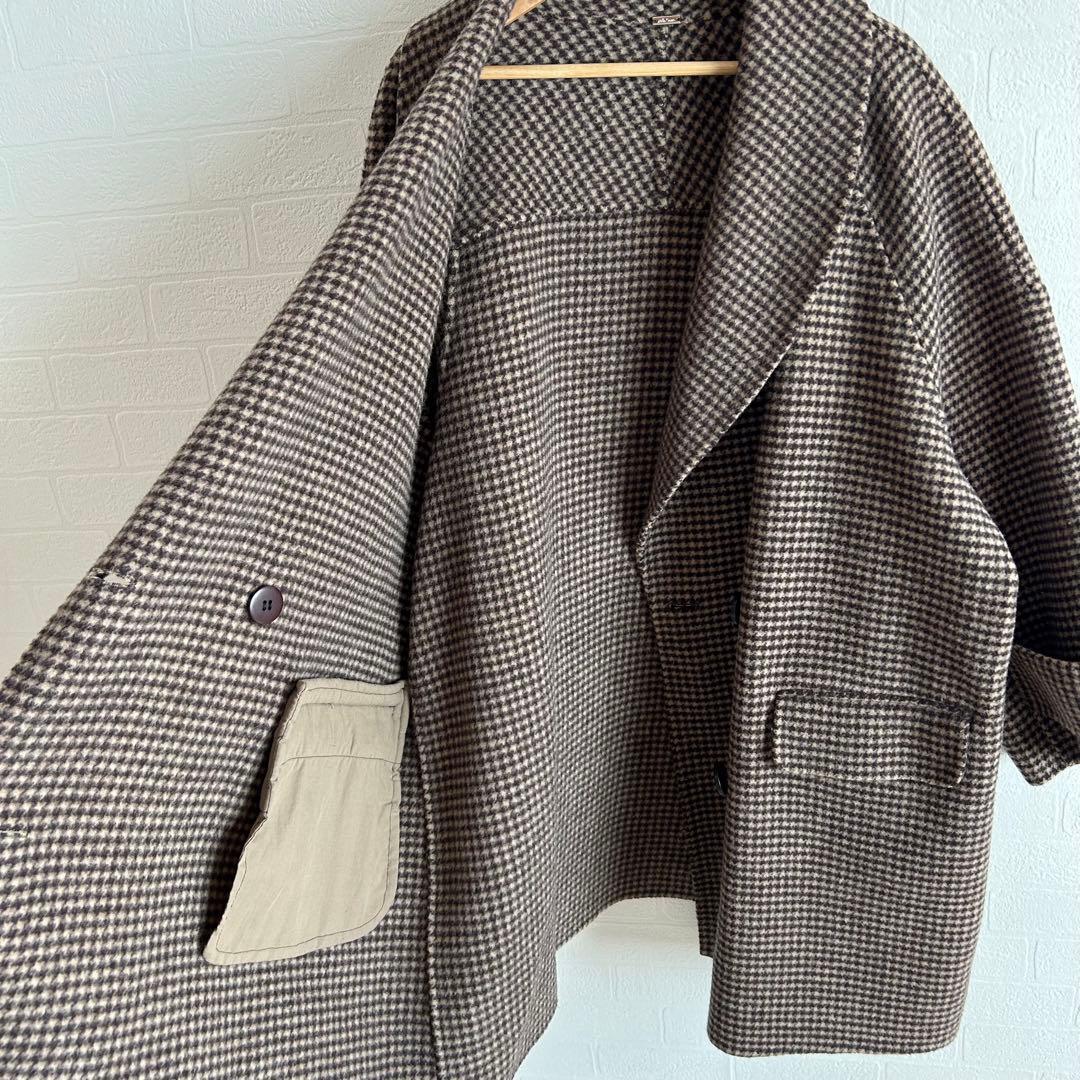 美品✨ミラオーウェン　接結ハーフ丈Aラインコート