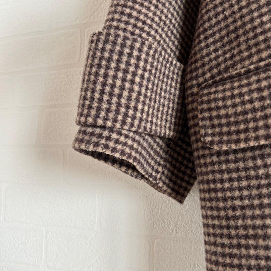 美品✨ミラオーウェン　接結ハーフ丈Aラインコート