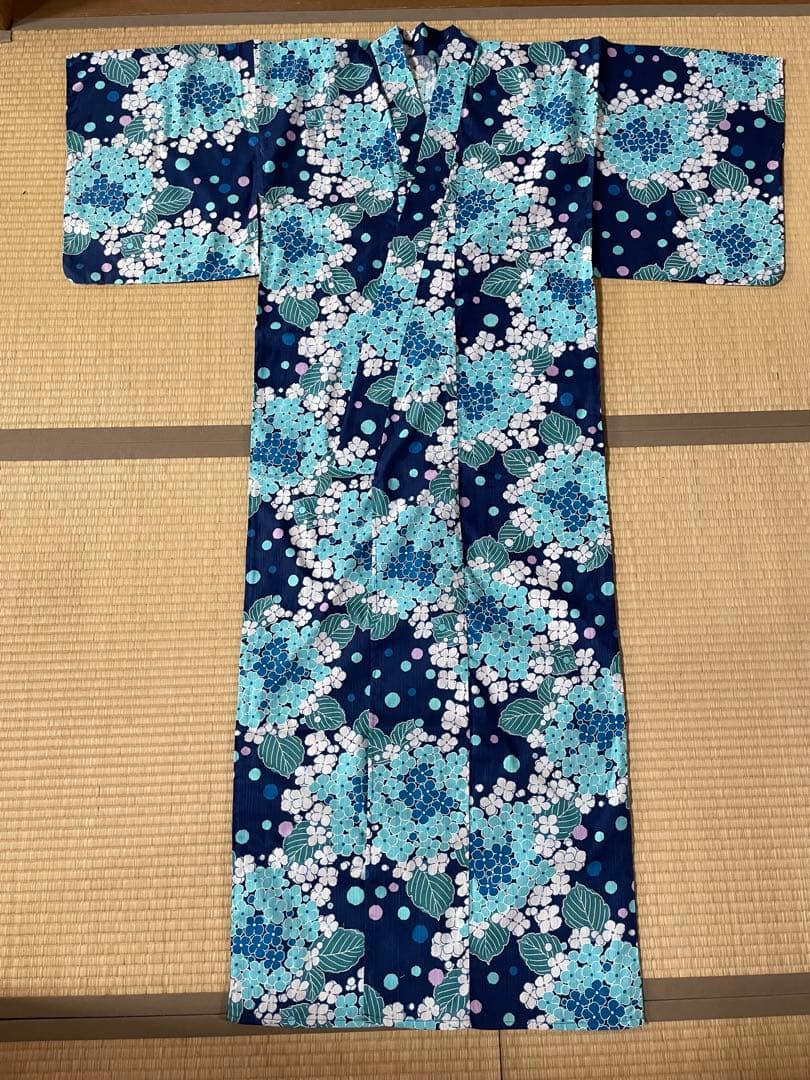 有村架純プロデュース❋紫陽花ネイビー 浴衣