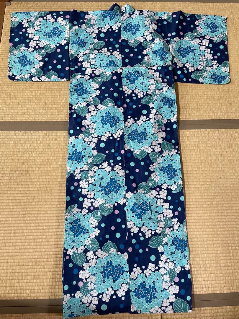 有村架純プロデュース❋紫陽花ネイビー 浴衣